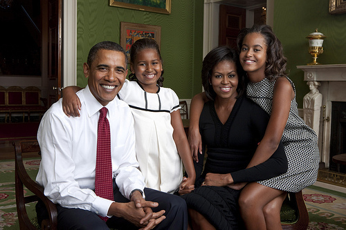 barack obama family. President Barack Obama, (wife)